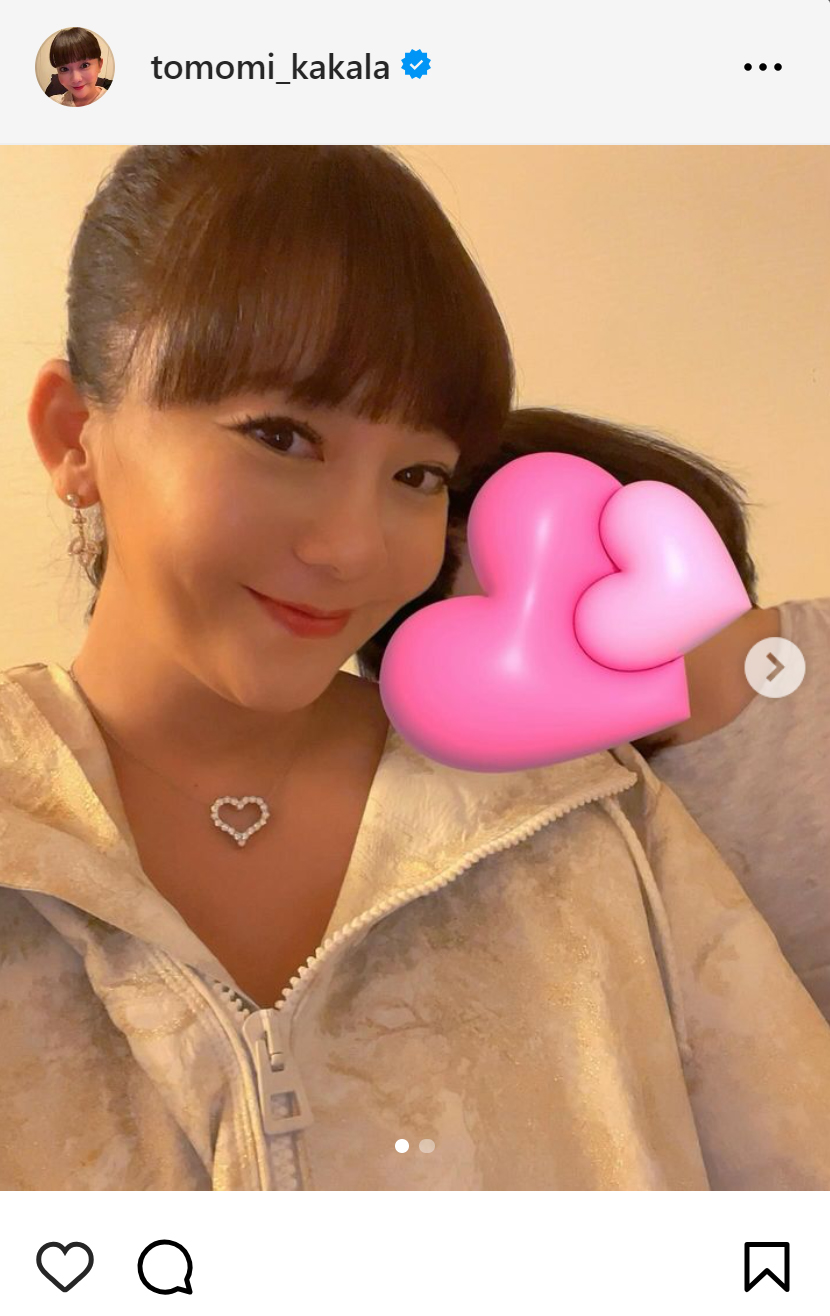 華原朋美のインスタグラムから