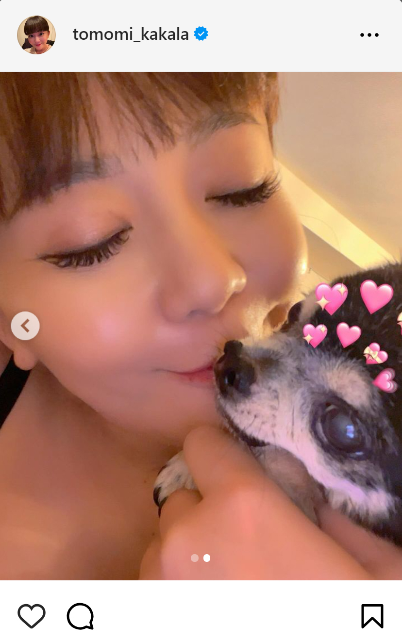 華原朋美のインスタグラムから