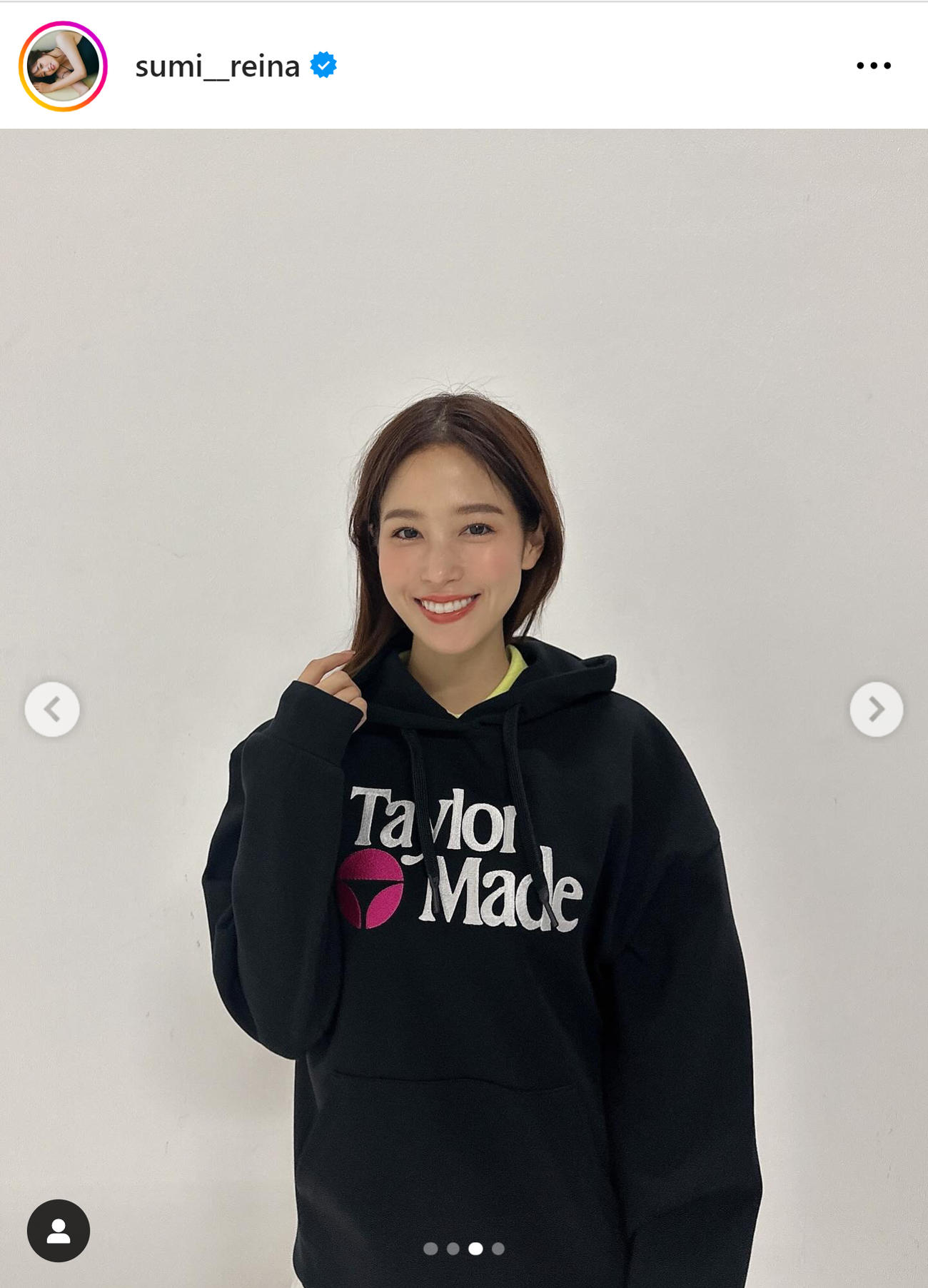 鷲見玲奈のインスタグラムから