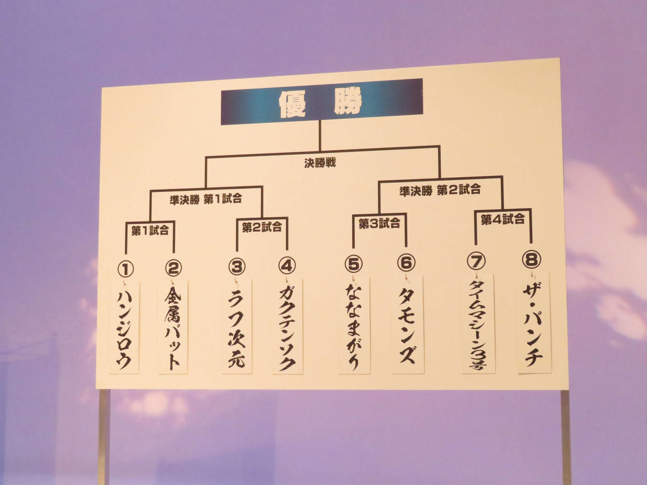 「THE SECOND～漫才トーナメント～」最終決戦の組み合わせ
