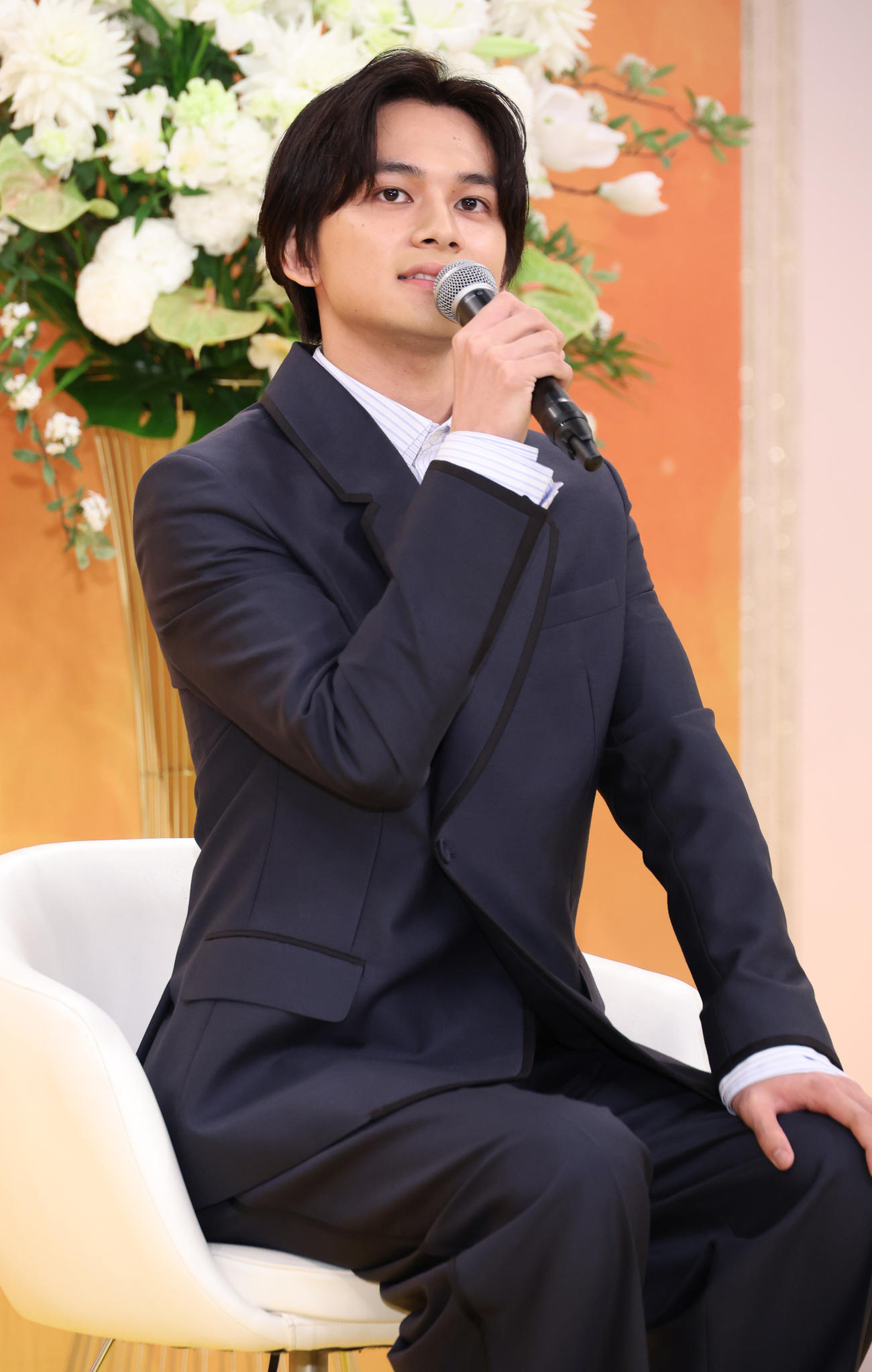 NHKドラマ「あんぱん」発表会見を行った北村匠海（撮影・中島郁夫）