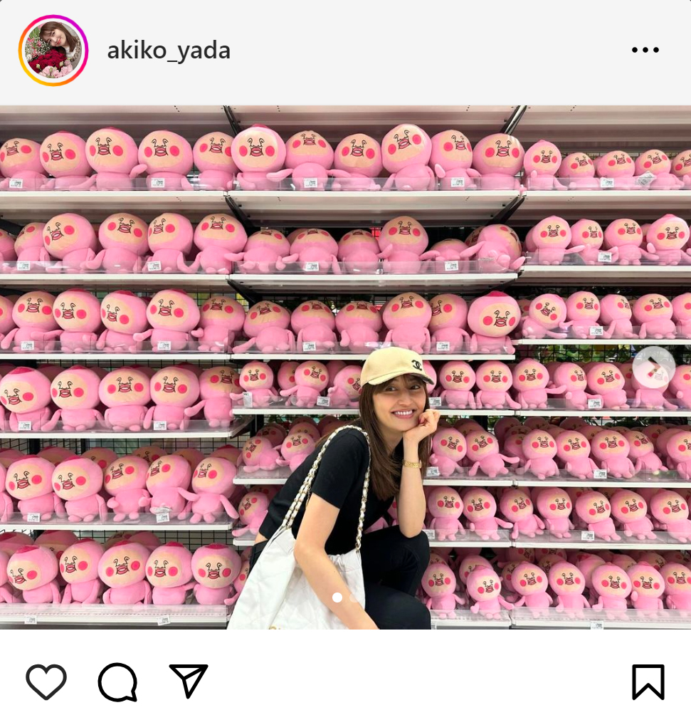 矢田亜希子のインスタグラムから