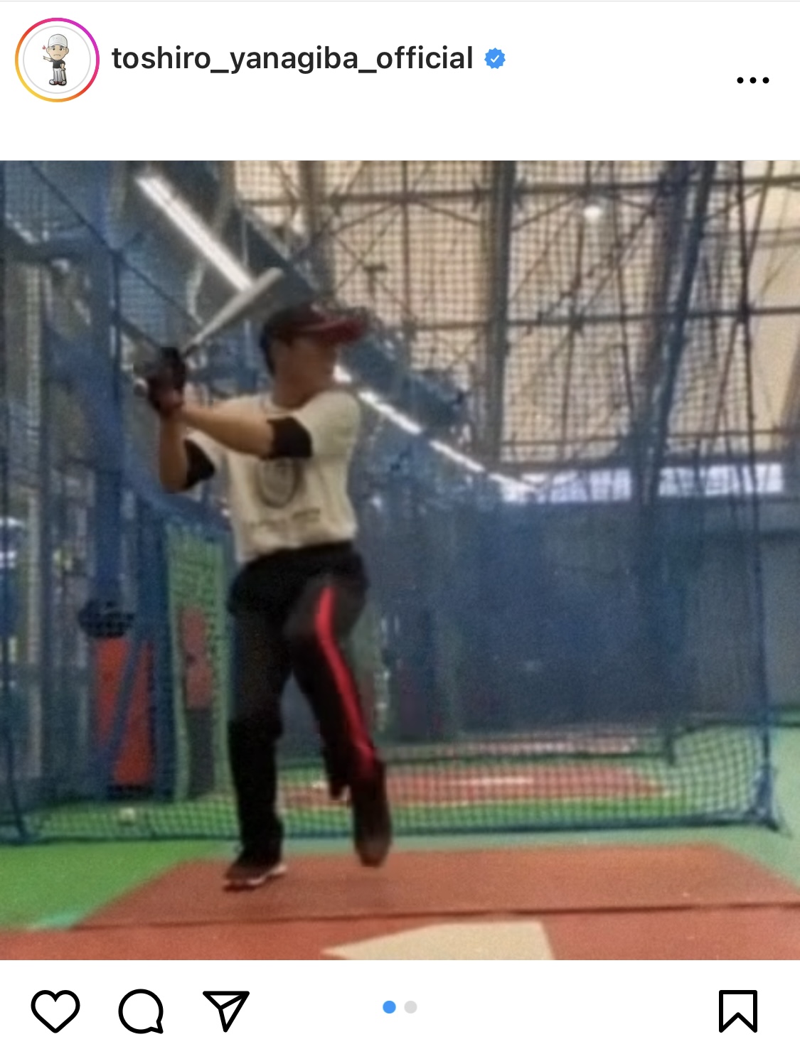 柳葉敏郎のインスタグラムから
