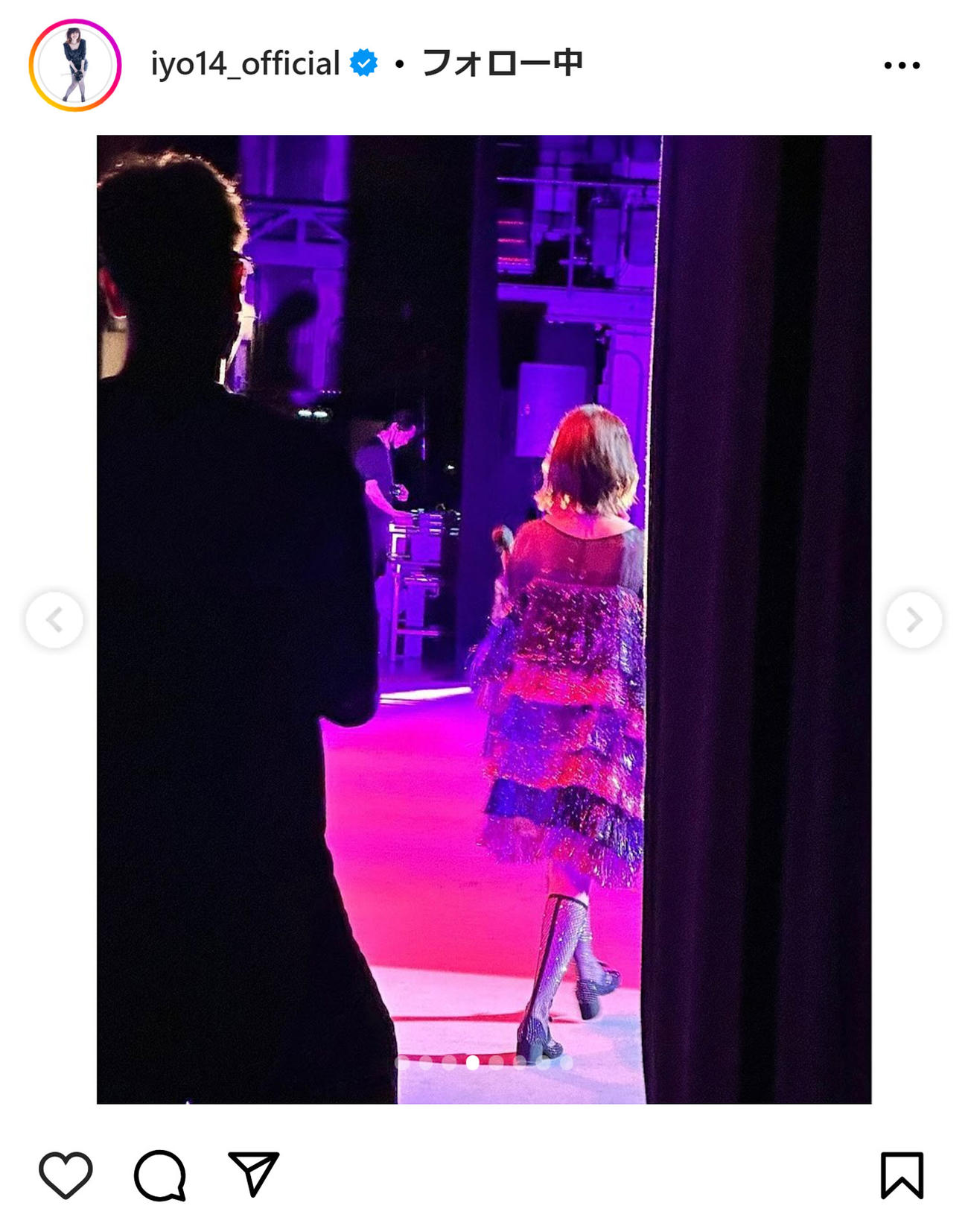 松本伊代のインスタグラムから