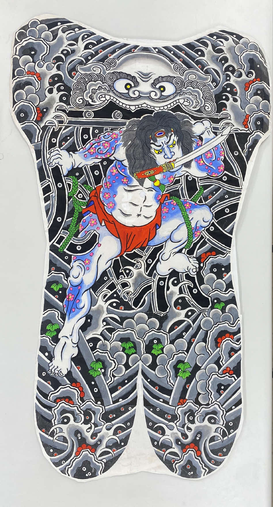 『極道戦争武闘派』の刺青絵（C）東映（C）毛利清二