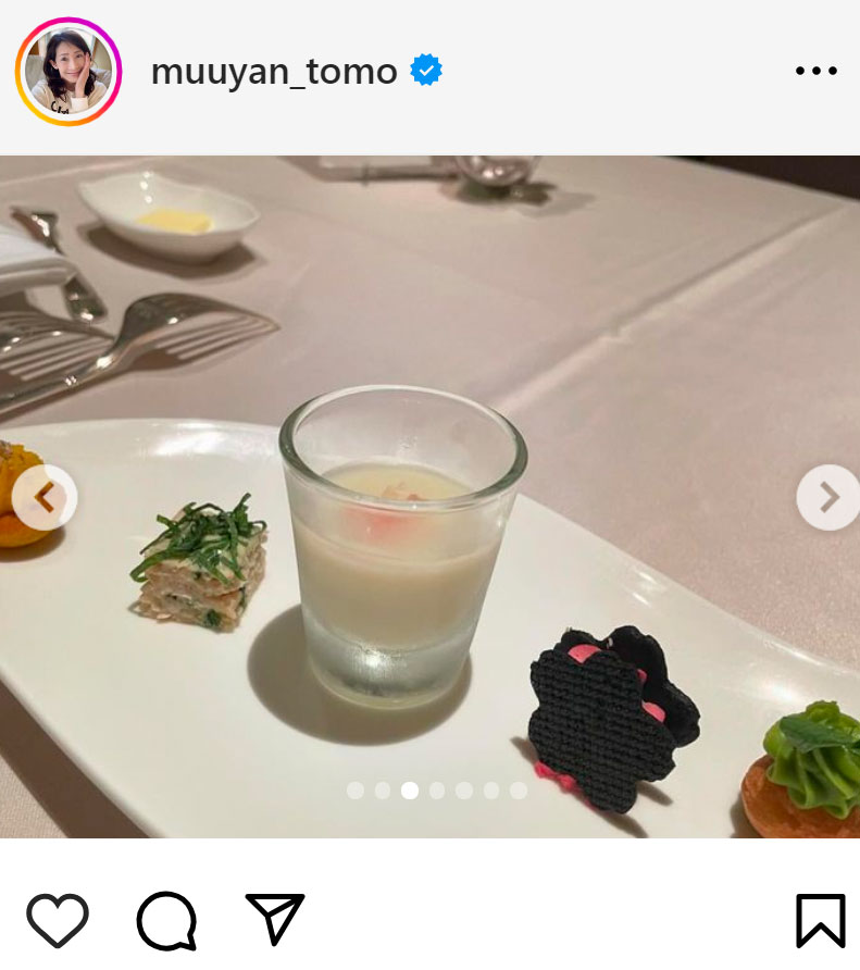 武川智美アナのインスタグラムから