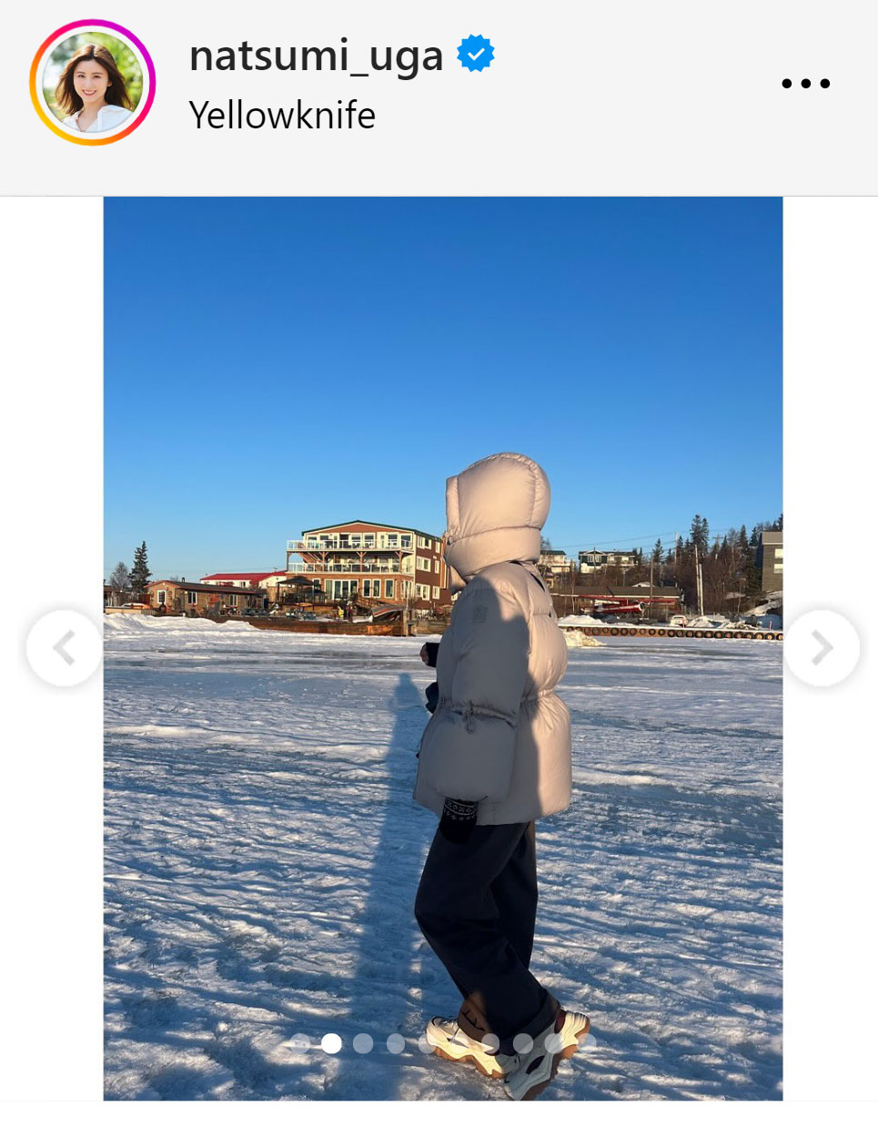 宇賀なつみのインスタグラムから
