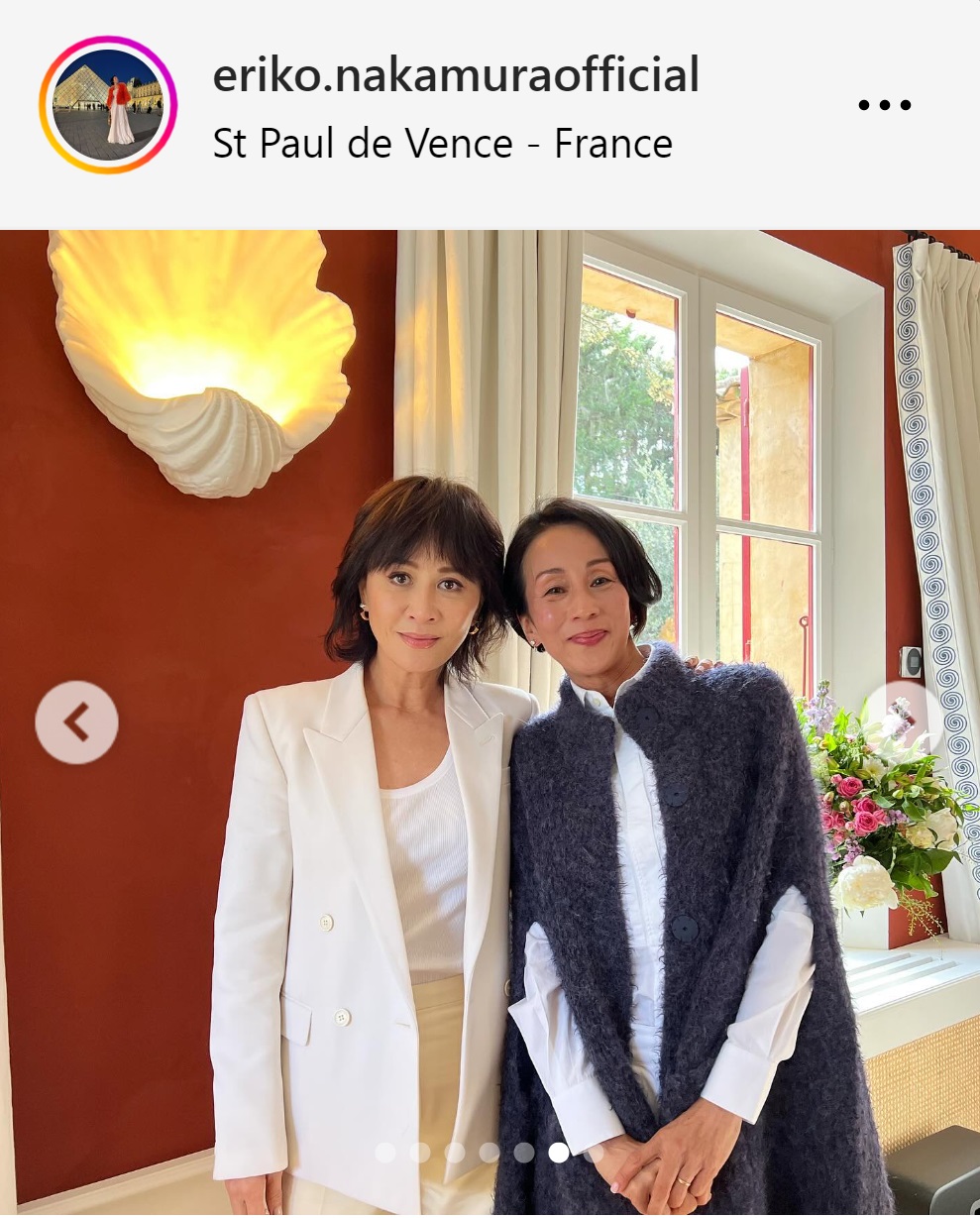中村江里子アナのインスタグラムから