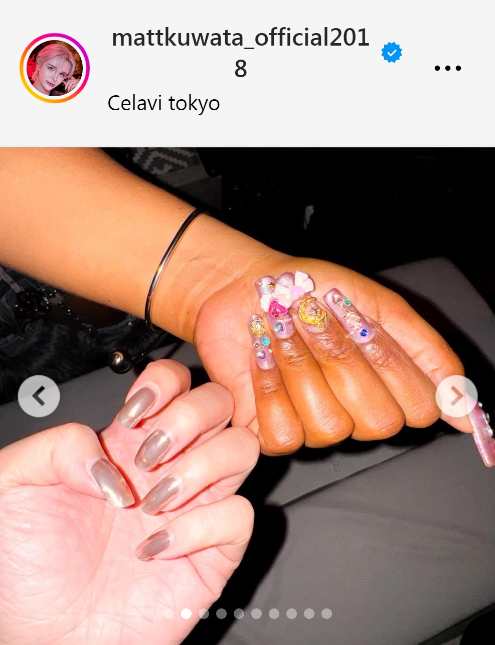 Matt Roseのインスタグラムから