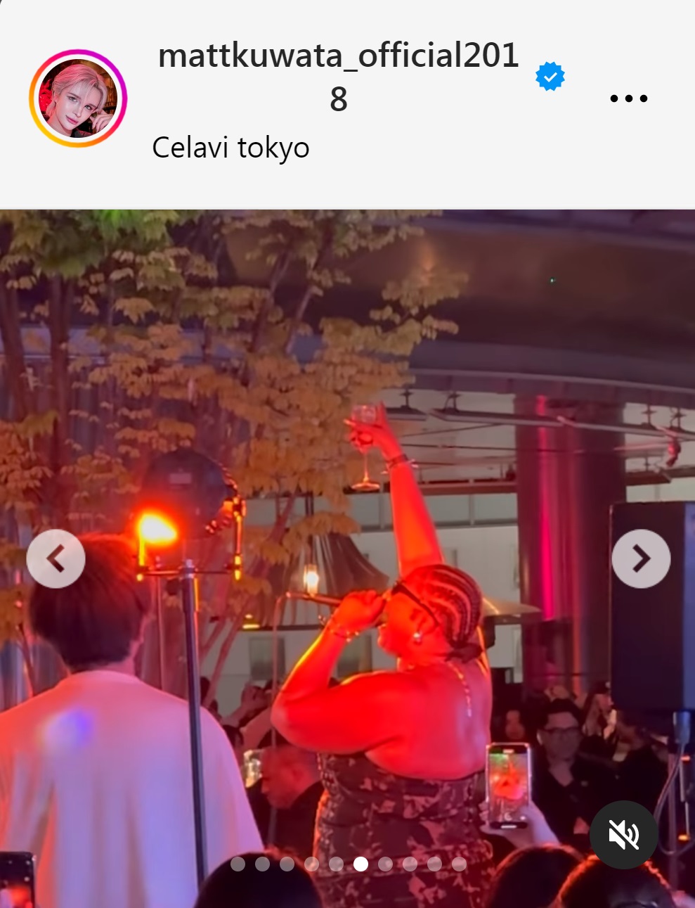 Matt Roseのインスタグラムから