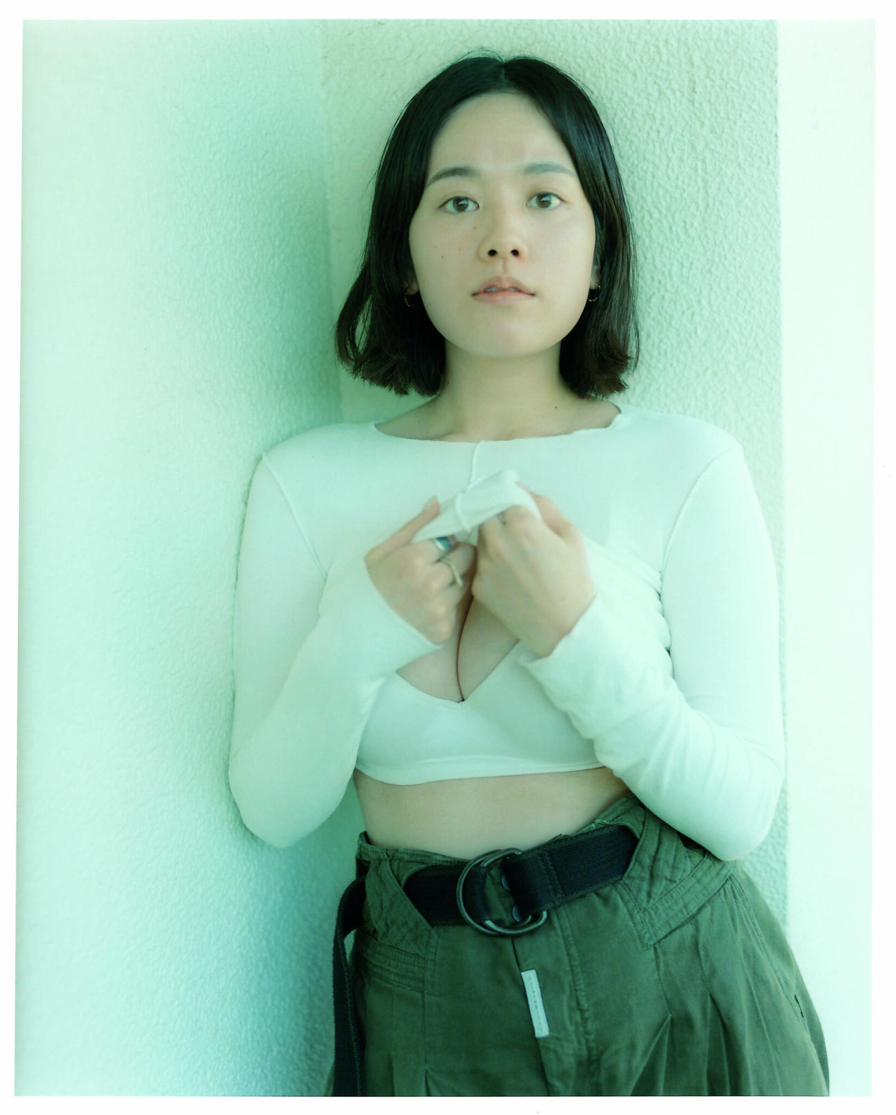 筧美和子写真集「ゴーみぃー」の裏表紙にも使われた筧美和子のお気に入りのカット（C）集英社／佐内正史
