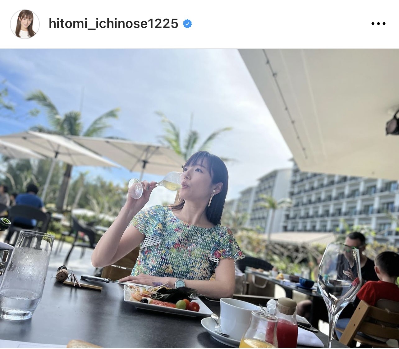 （市野瀬瞳アナウンサーのインスタグラムから）