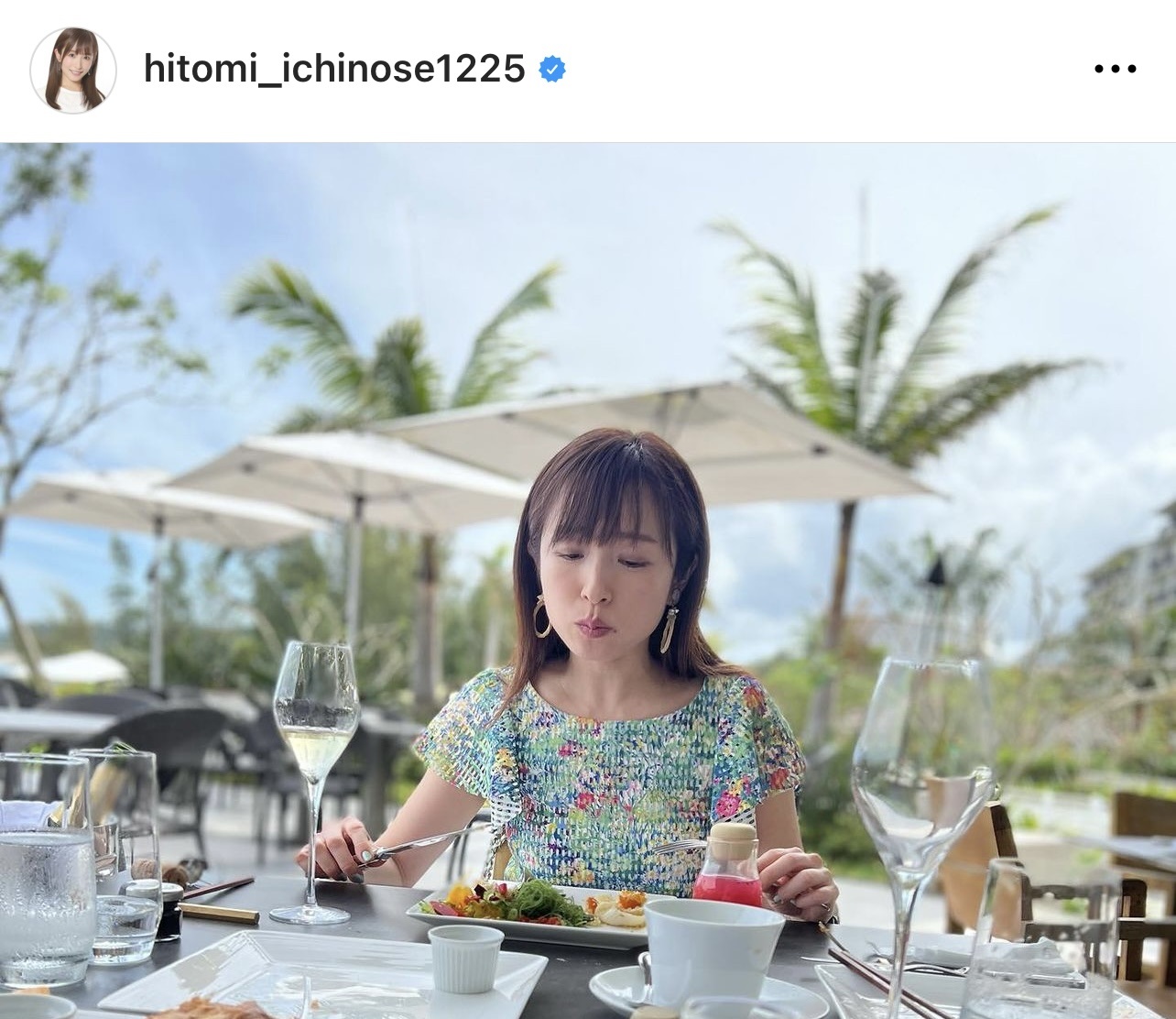 （市野瀬瞳アナウンサーのインスタグラムから）
