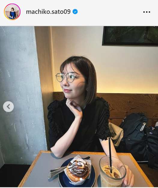 佐藤真知子アナのインスタグラムから
