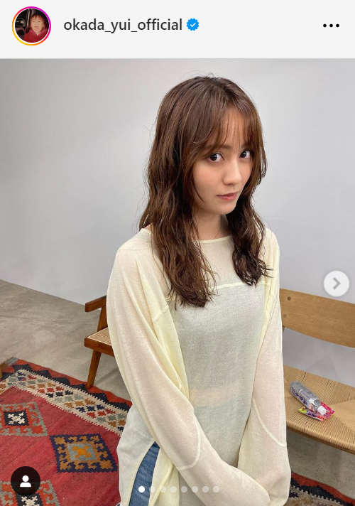 岡田結実のインスタグラムから