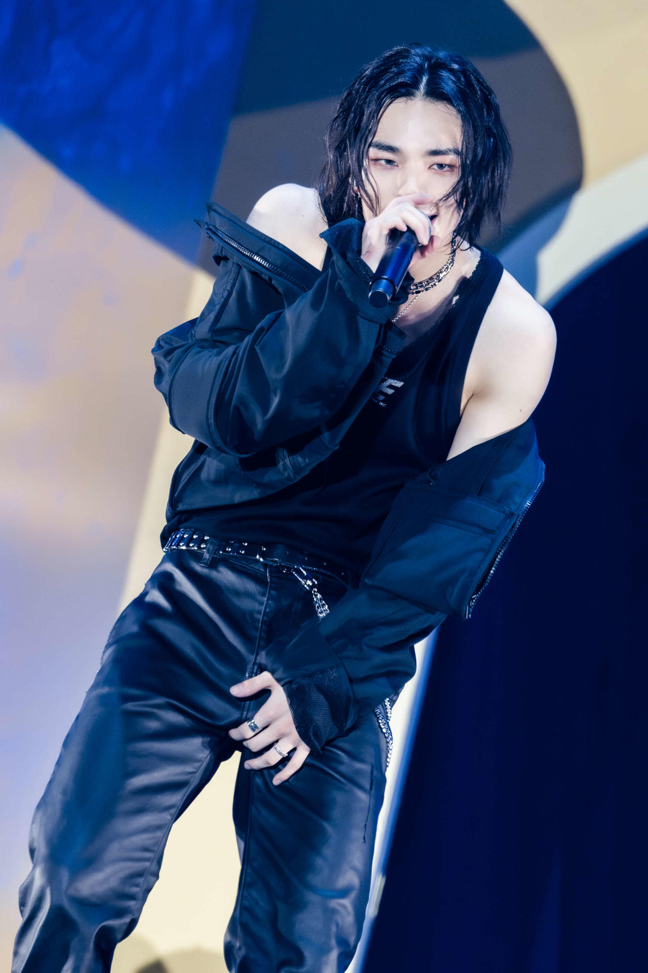 「Stray Kids Fan Connecting 2024“SKZ TOY WORLD”」最終公演を行ったStray Kidsのヒョンジン（C）田中聖太郎写真事務所