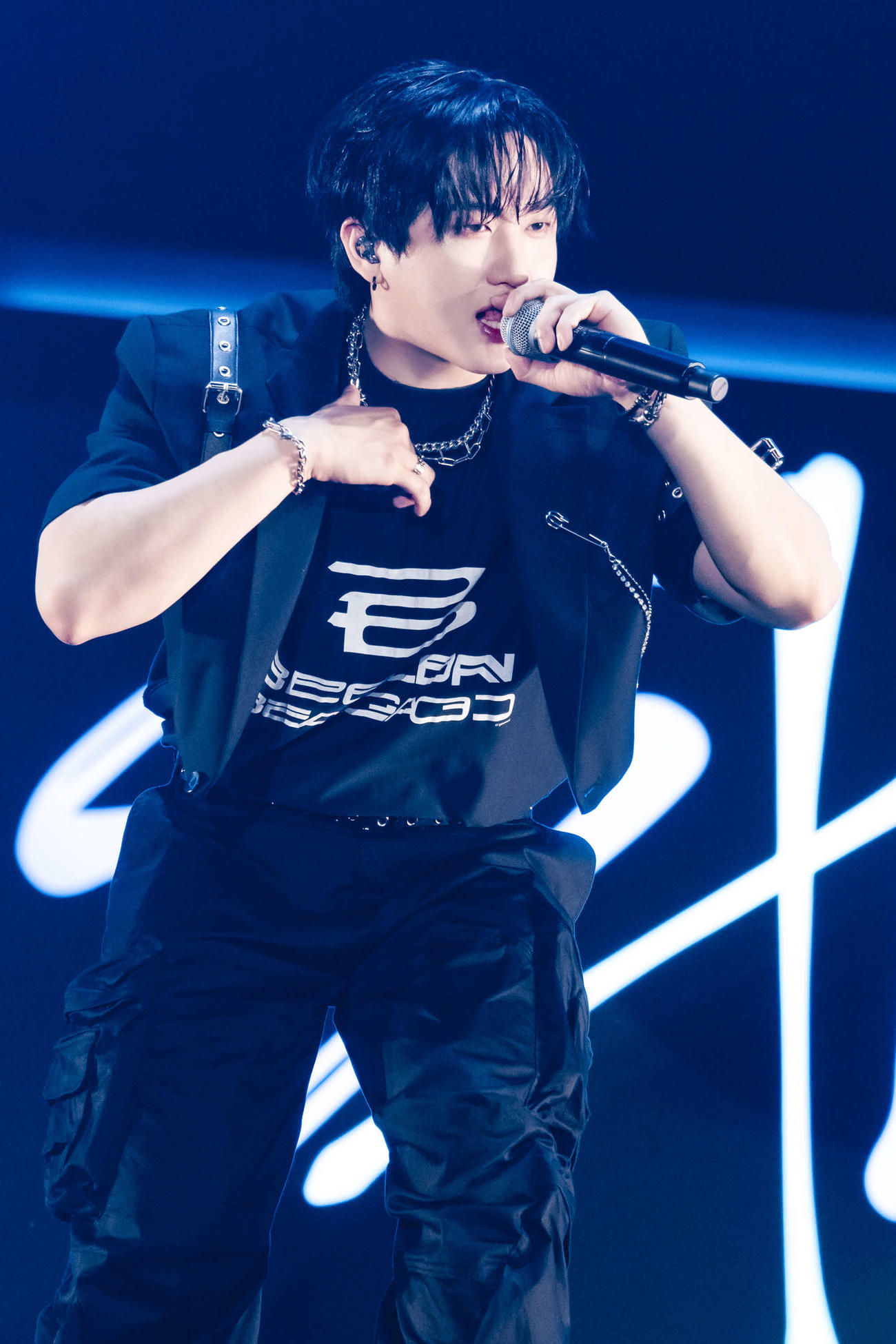 「Stray Kids Fan Connecting 2024“SKZ TOY WORLD”」最終公演を行ったStray Kidsのチャンビン（C）田中聖太郎写真事務所