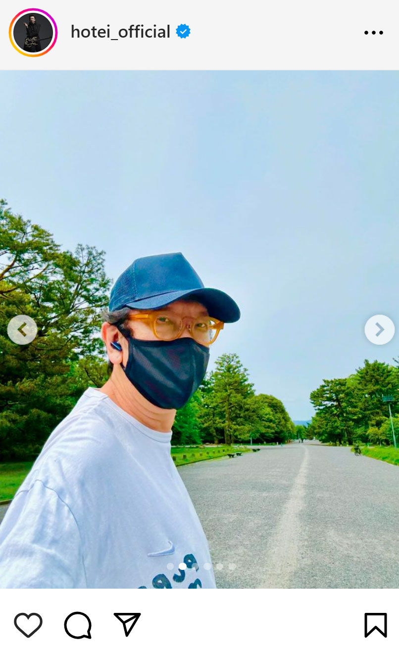 布袋寅泰のインスタグラムから