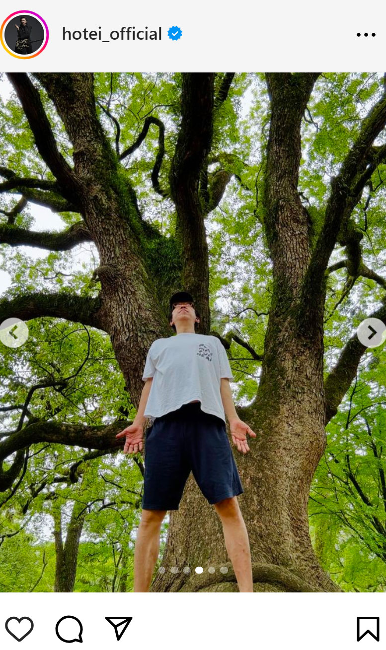 布袋寅泰のインスタグラムから