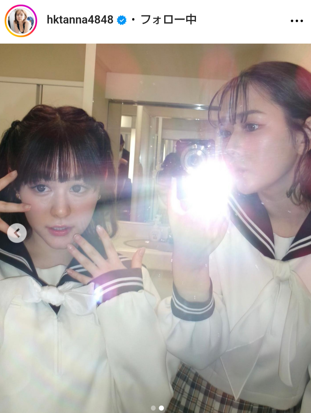 村重杏奈のインスタグラムから