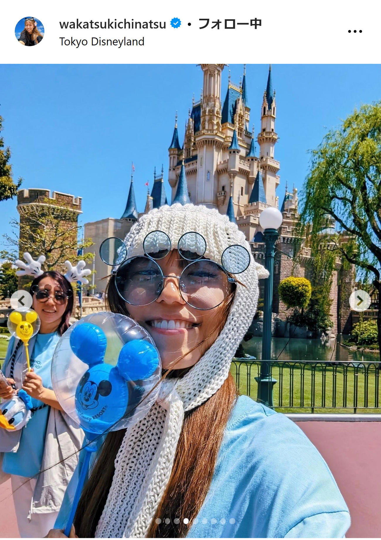 若槻千夏のインスタグラムから