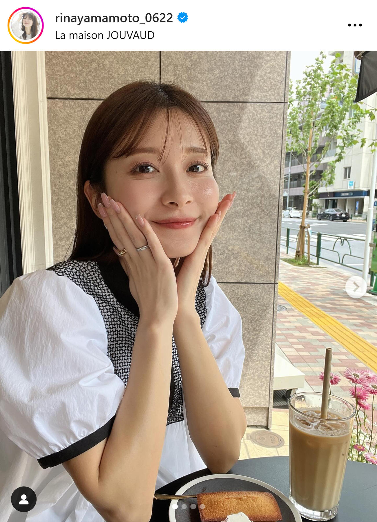 山本里菜のインスタグラムから