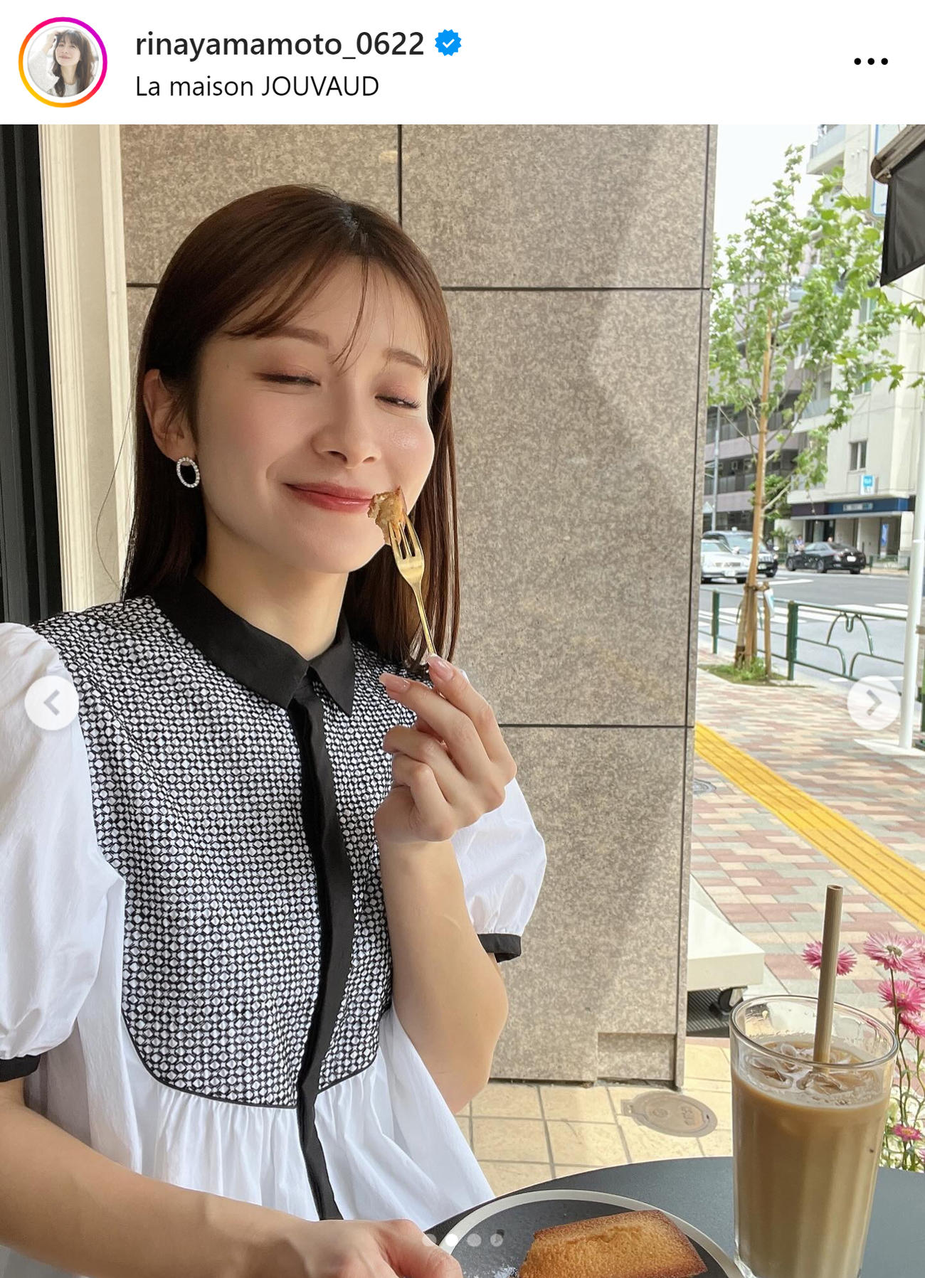山本里菜のインスタグラムから