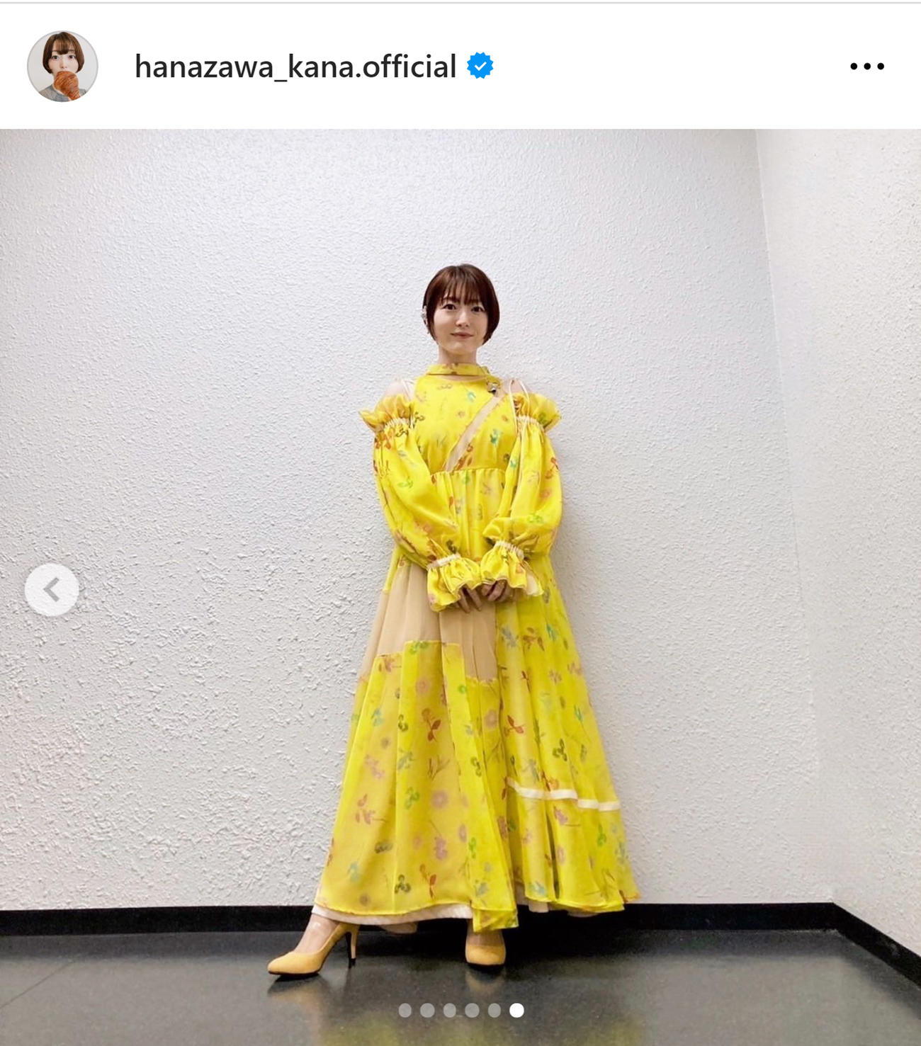 花澤香菜のインスタグラムから