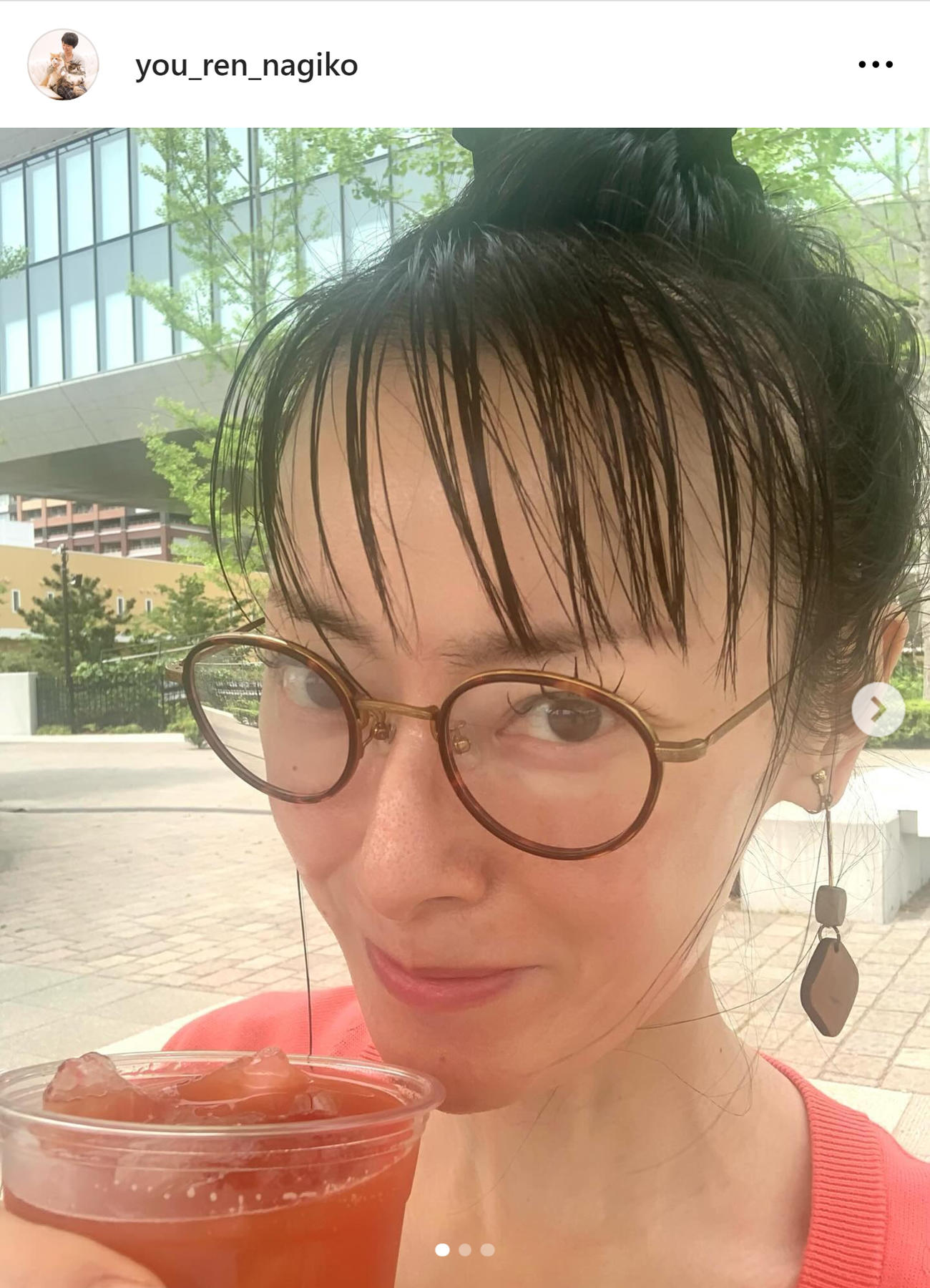 遠野なぎこのインスタグラムから