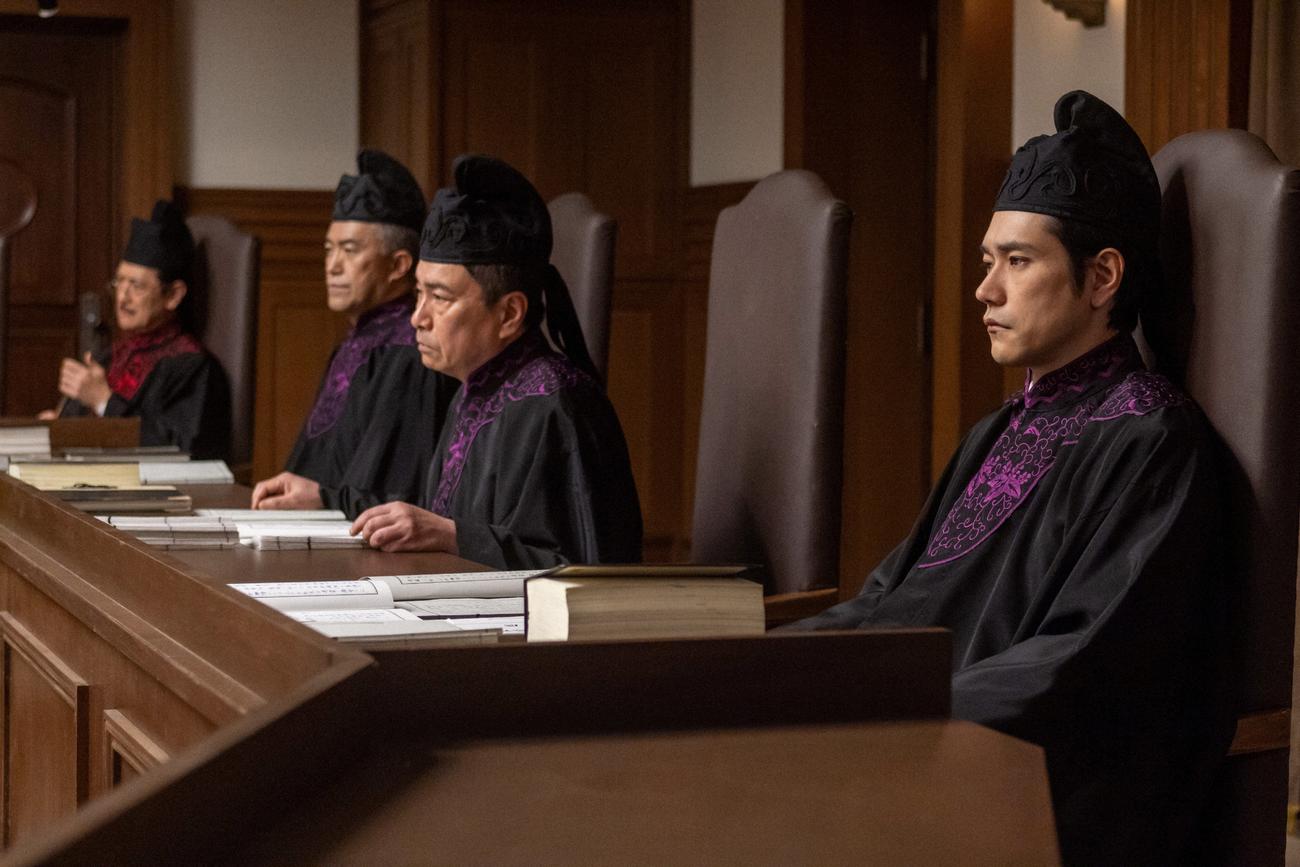 NHK連続テレビ小説「虎に翼」の1場面（C）NHK