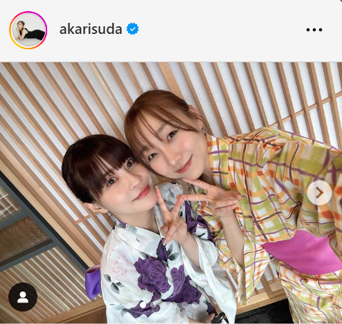 須田亜香里のインスタグラムから