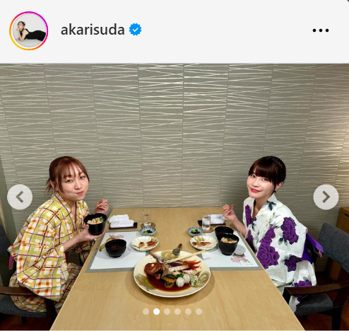 須田亜香里のインスタグラムから