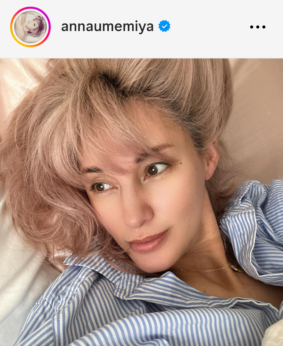 梅宮アンナのインスタグラムから