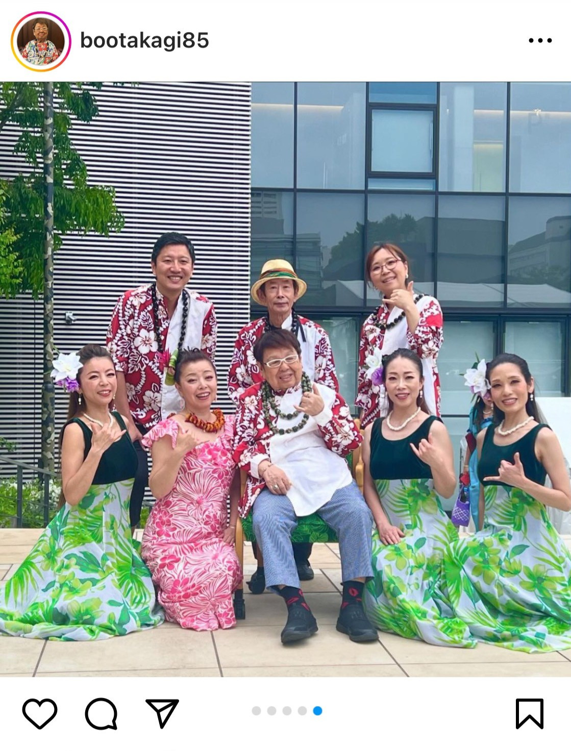 高木ブーのインスタグラムから