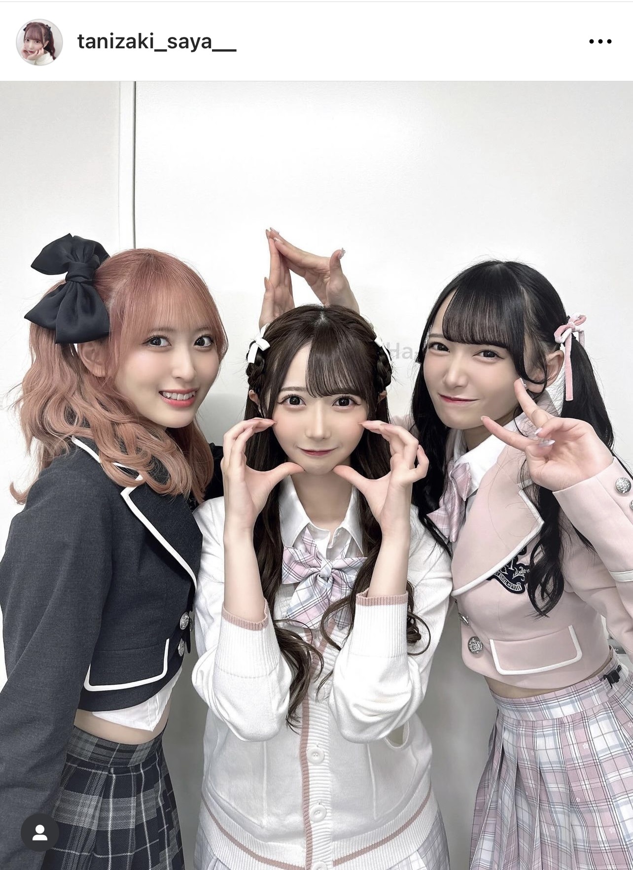 （谷崎早耶のインスタグラムから）