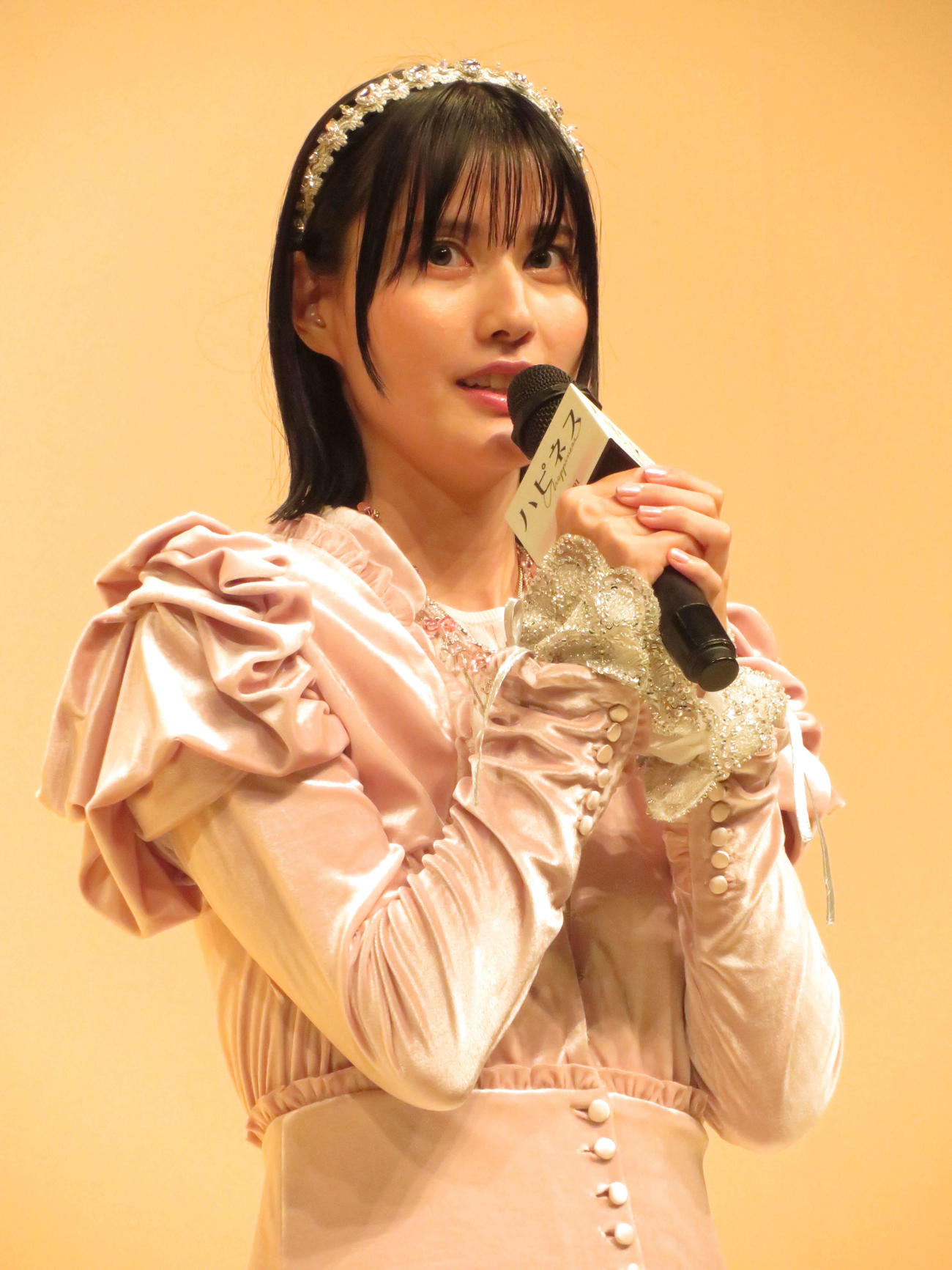 映画「ハピネス」完成披露試写会に出席した橋本愛