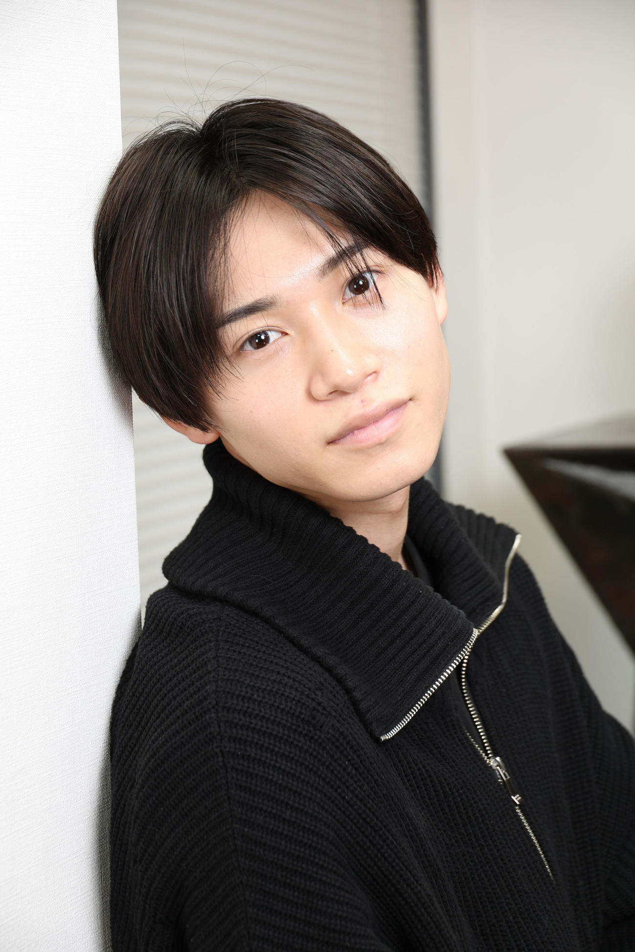 主演ドラマと歌唱について思いを語る佐藤瑠雅（撮影・中島郁夫）