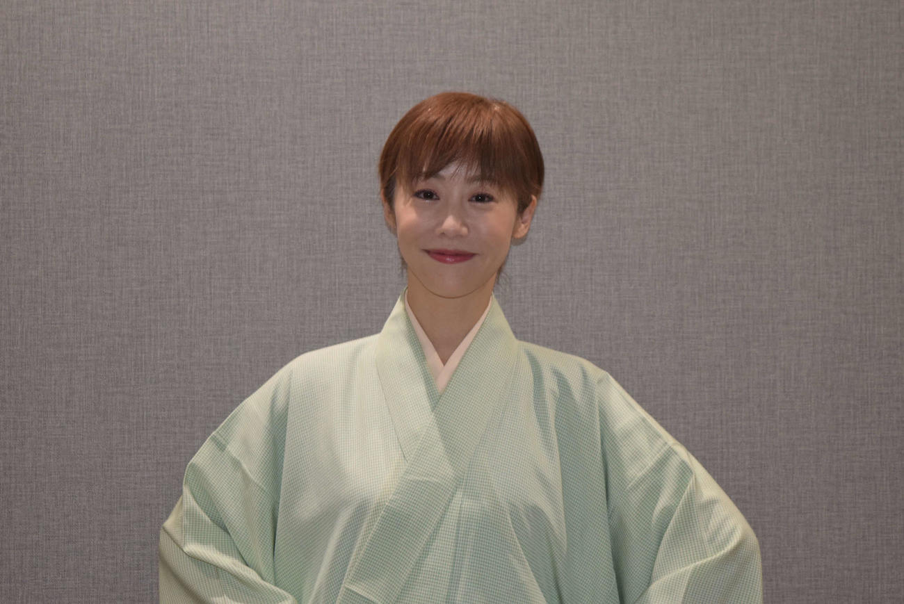 夏の独演会に意気込んだ蝶花楼桃花（撮影・阪口孝志）