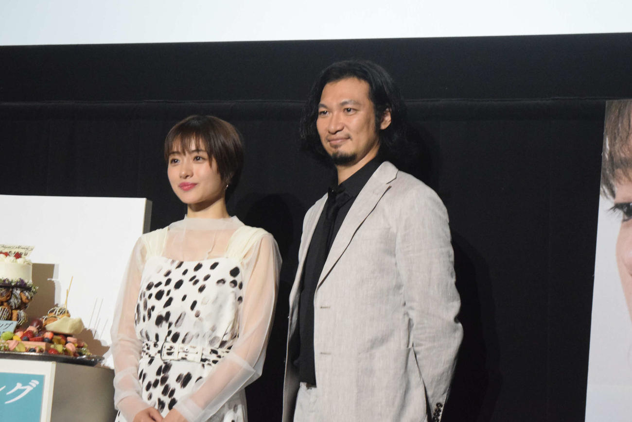 映画「ミッシング」への思いを語った石原さとみ（左）と青木崇高（撮影・阪口孝志）