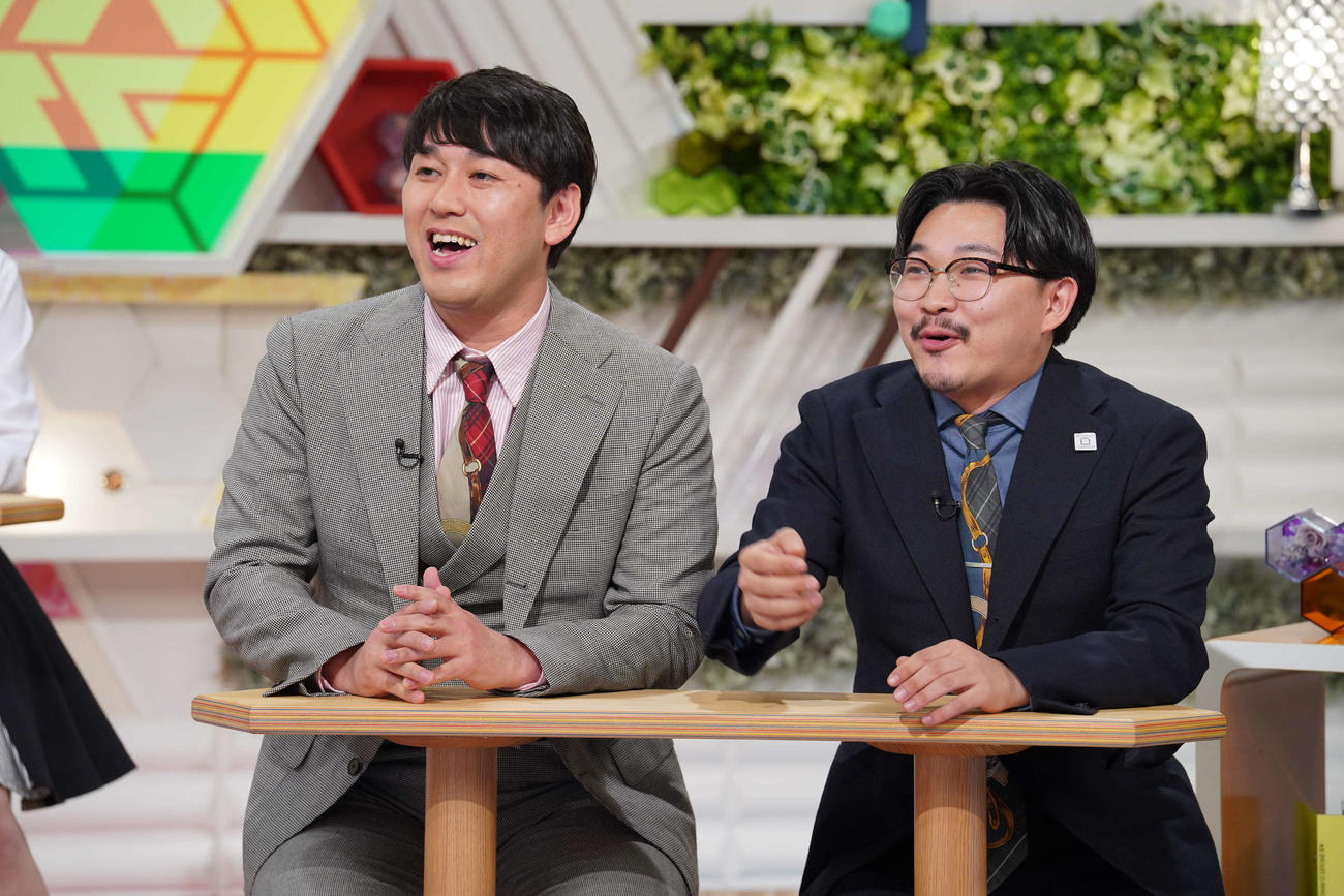 「今田耕司のネタバレMTG」に出演したオズワルド畠中悠（左）と伊藤俊介