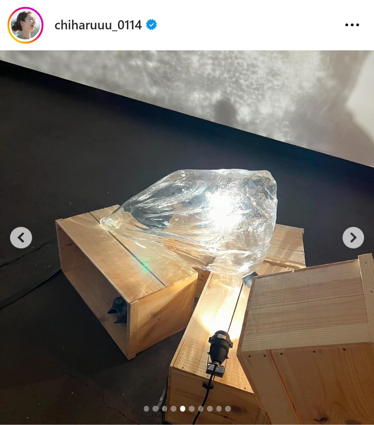 新山千春のインスタグラムから