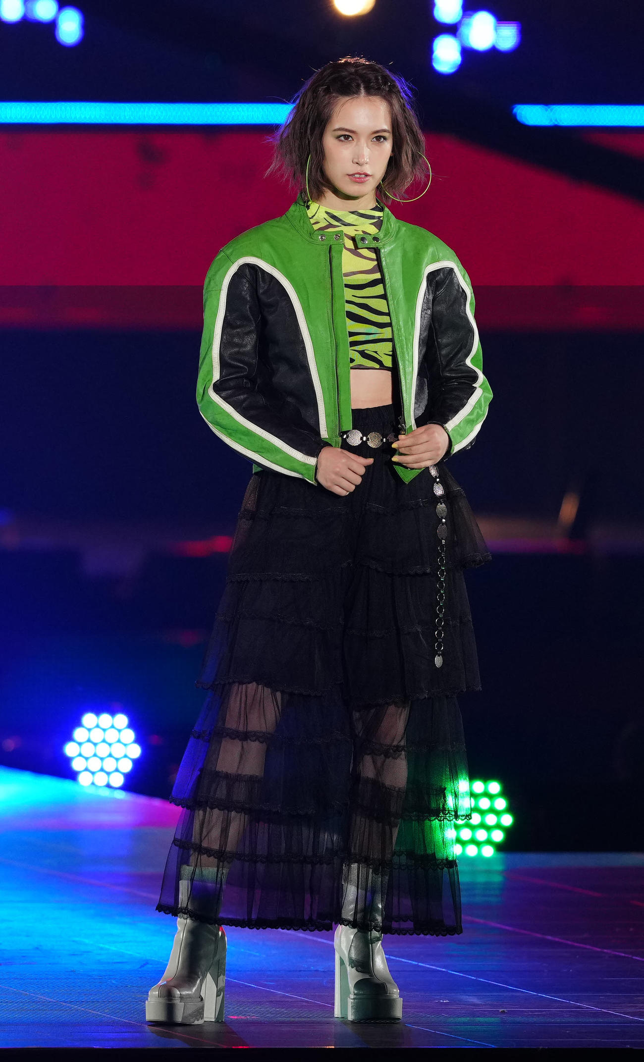 「Rakuten GirlsAward 2024 S／S」に登場するトラウデン直美（撮影・江口和貴）