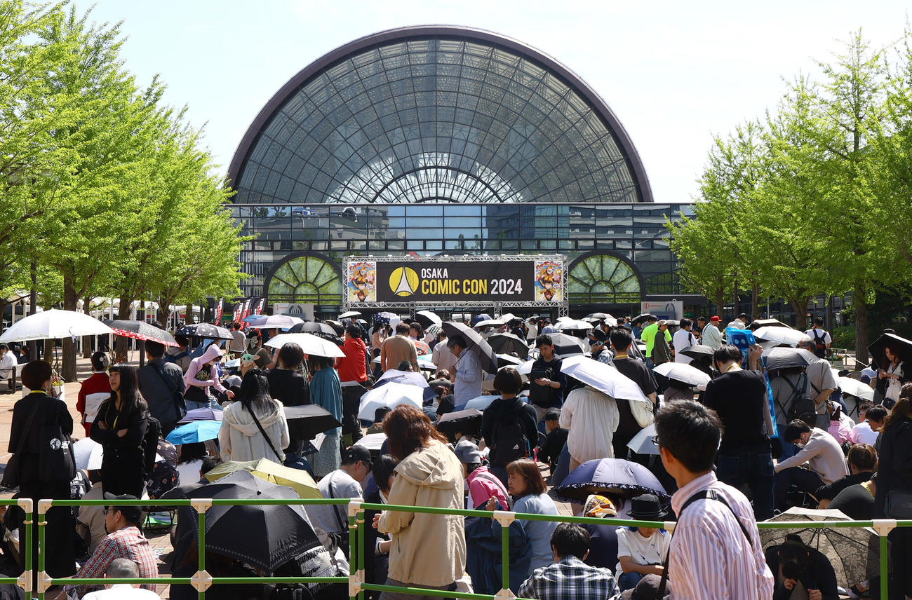 大阪コミックコンベンション2024　初日から多くの来場者でにぎわう（撮影・上山淳一）