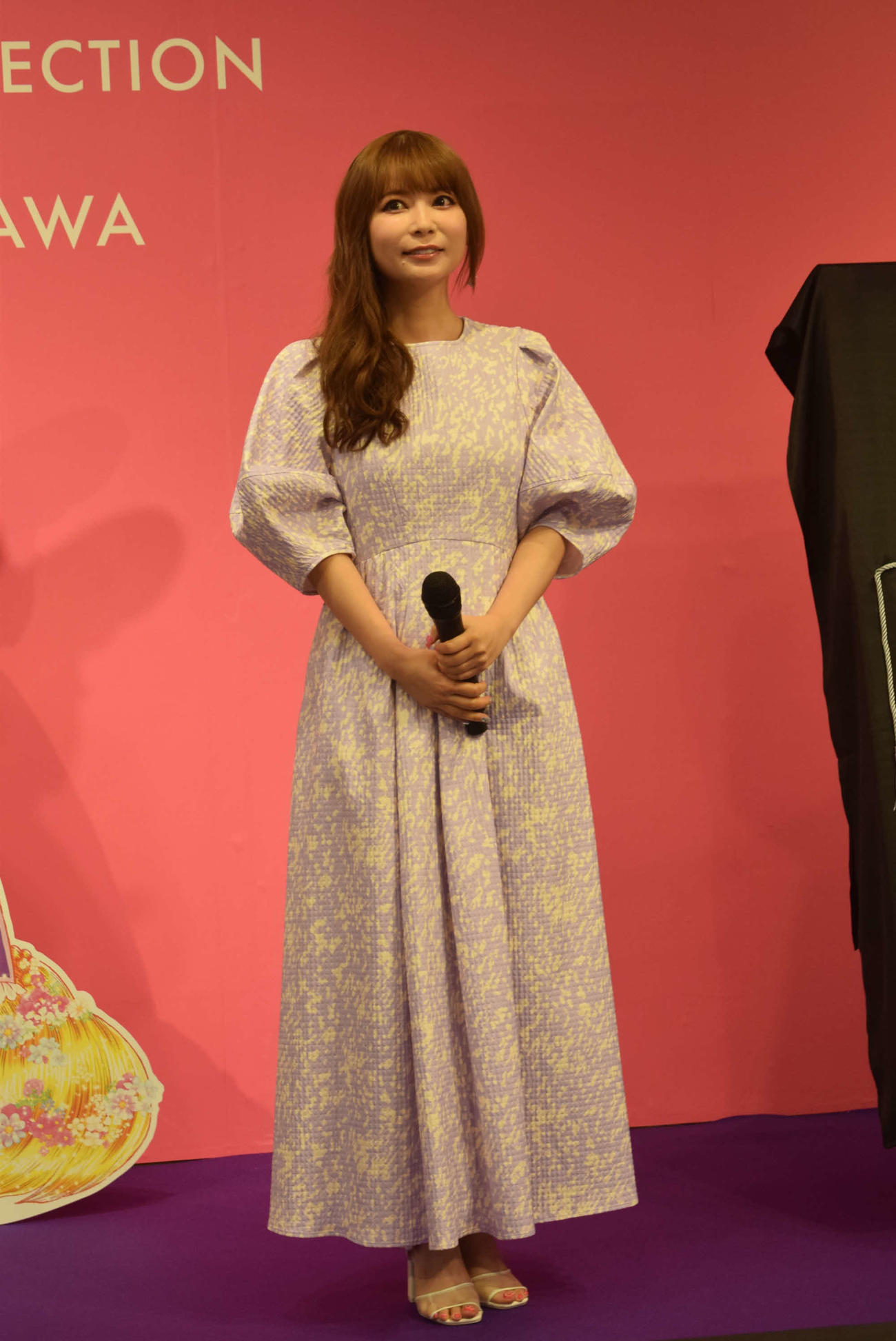 「RAPUNZEL ART COLLECTION」に出席した中川翔子（撮影・阪口孝志）