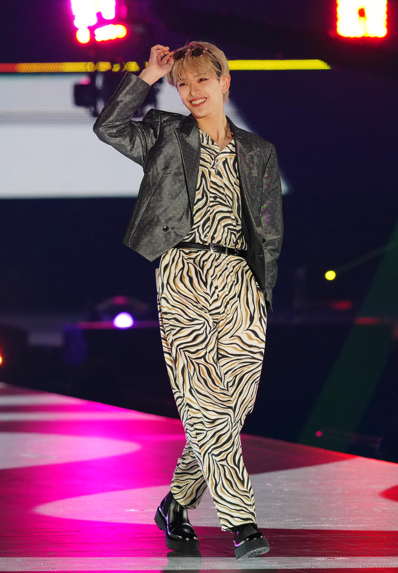 「Rakuten GirlsAward 2024 S／S」に登場する少年忍者の深田竜生（撮影・江口和貴）