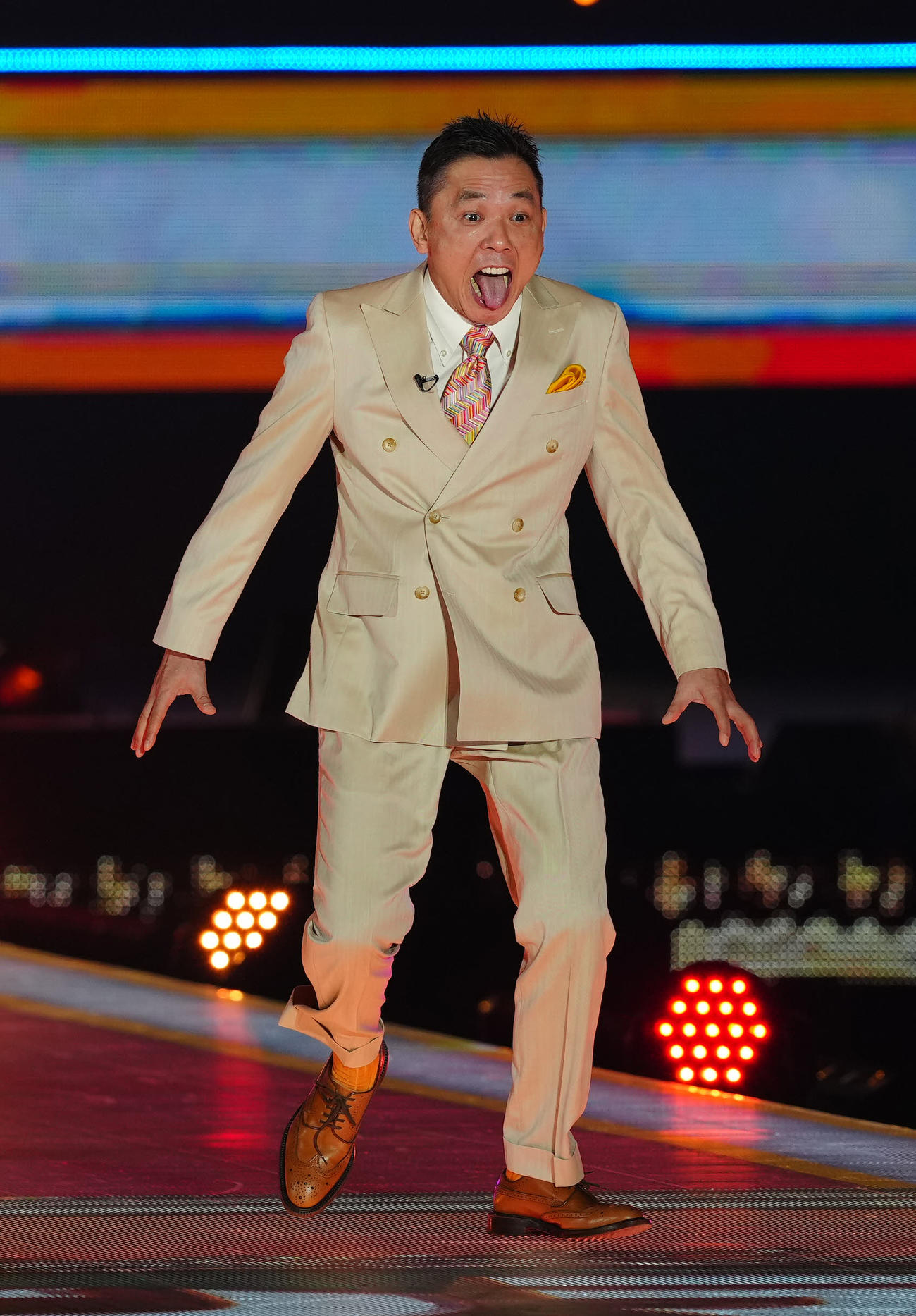 「Rakuten GirlsAward 2024 S／S」に登場する爆笑問題の太田光（撮影・江口和貴）