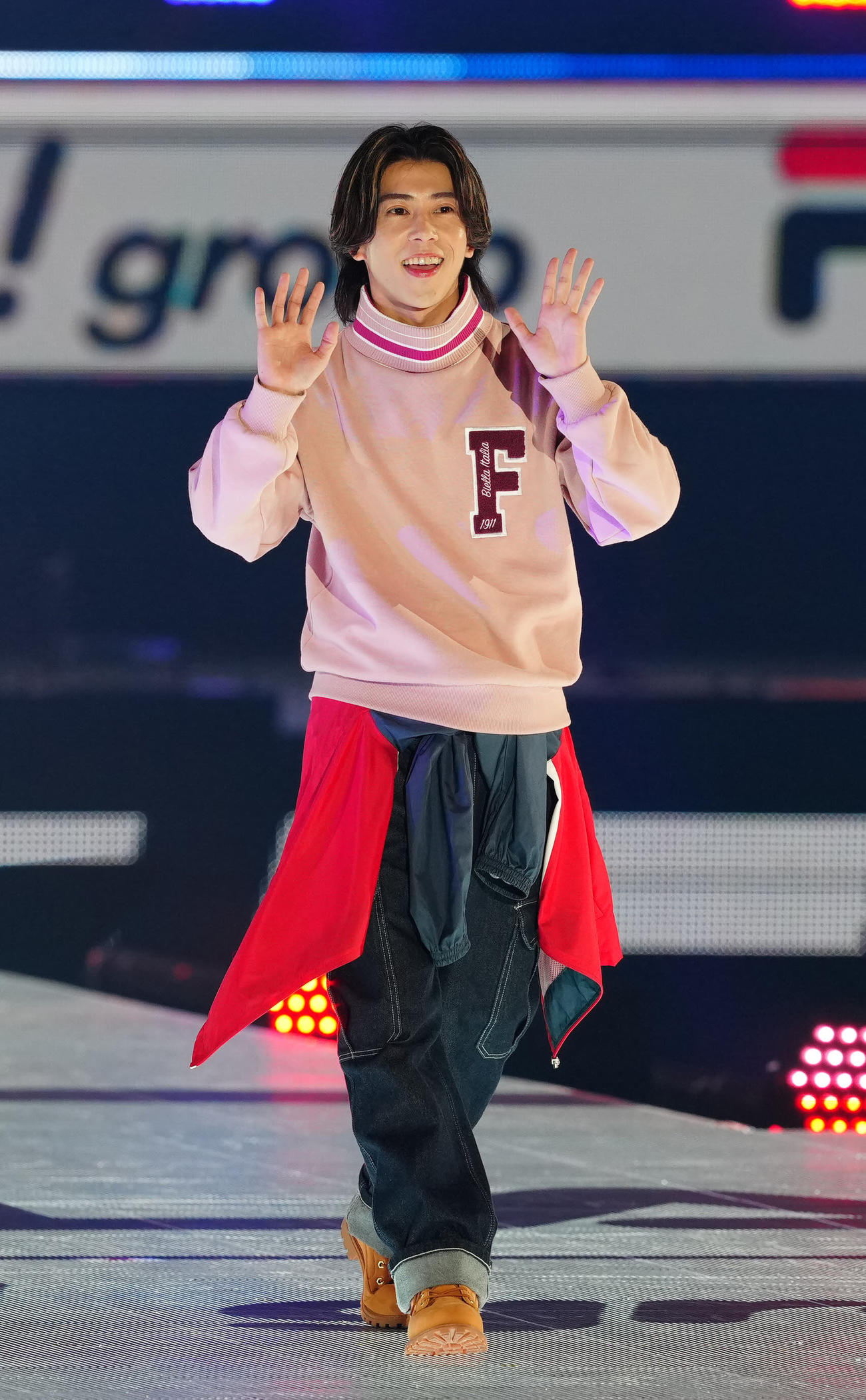 「Rakuten GirlsAward 2024 S／S」に登場するAぇ！groupの末澤誠也（撮影・江口和貴）