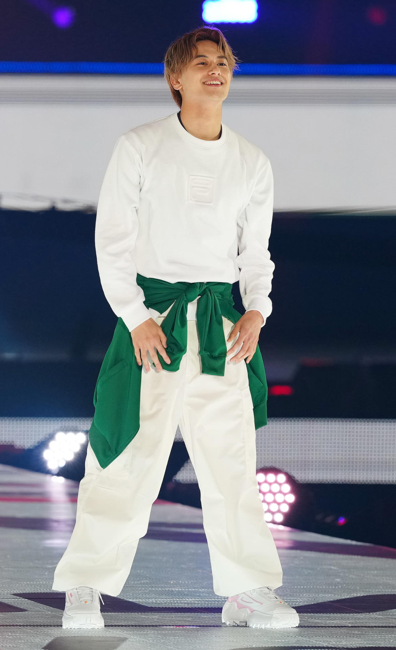 「Rakuten GirlsAward 2024 S／S」に登場するAぇ！groupの小島健（撮影・江口和貴）
