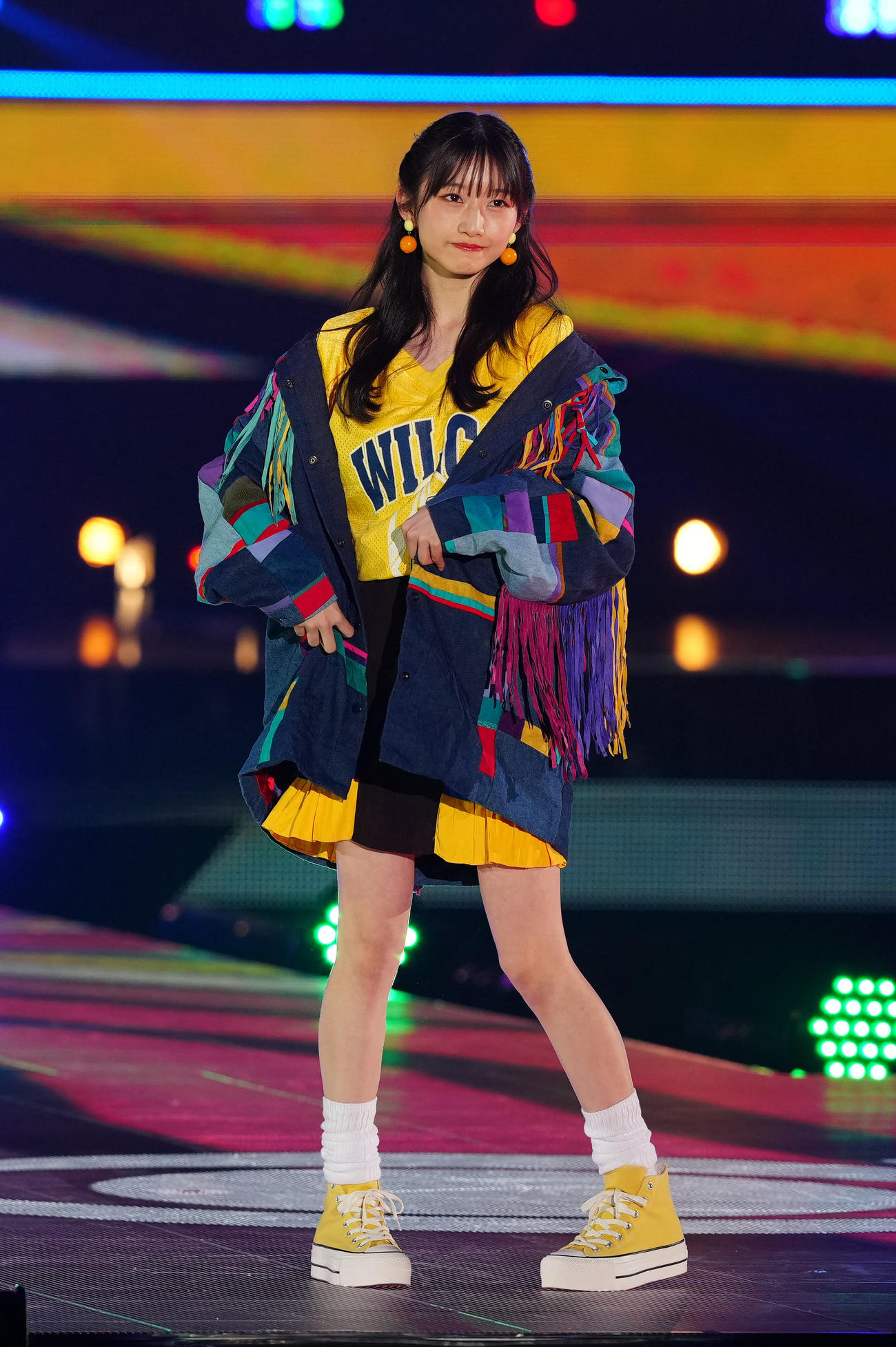 「Rakuten GirlsAward 2024 S／S」に登場する僕が見たかった青空の早崎すずき（撮影・江口和貴）