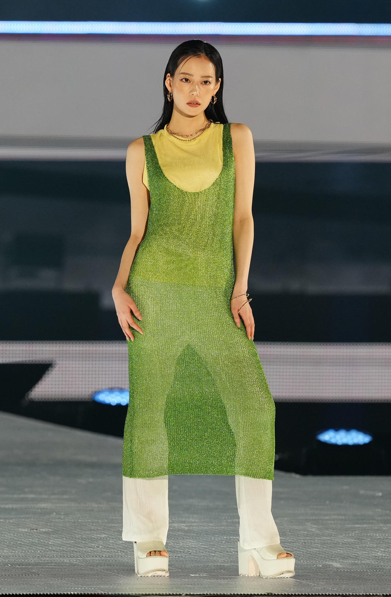 「Rakuten GirlsAward 2024 S／S」に登場するなごみ（撮影・江口和貴）